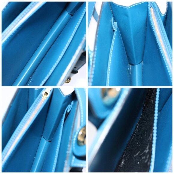 LOUIS VUITTON Epi Capuchin Shoulder Bag Blue - Picture 15 of 16